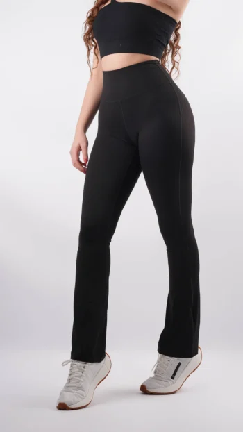 EVERYDAY LYRCA FLARED LEGGINGS Black