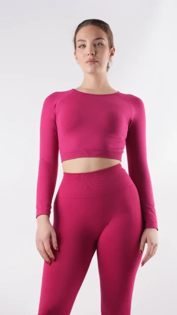 Soft Long Sleeve Tops | | Seamless Knit & Cationic fabric