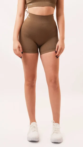 Seamless Ribbed Sliming Shorts